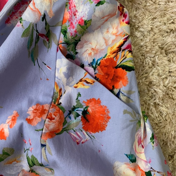 Custom Designer Floral Festival Fur Coat. - Picture 9 of 10